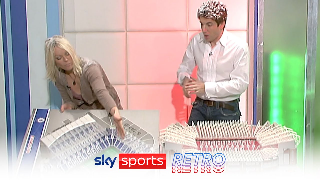 Helen Chamberlain accidentally destroys Stamford Bridge model on Soccer AM Xmas special