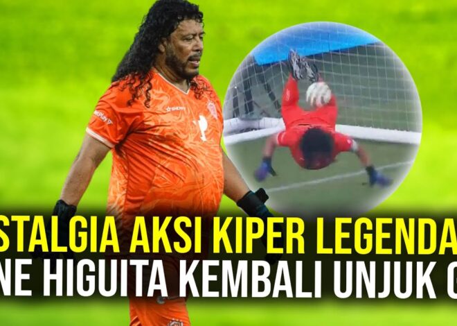 KEMBALINYA AKSI GILA KIPER LEGENDARIS RENE HIGUITA! SCORPION KICK YANG BIKIN NOSTALGIA 30 TAHUN LALU