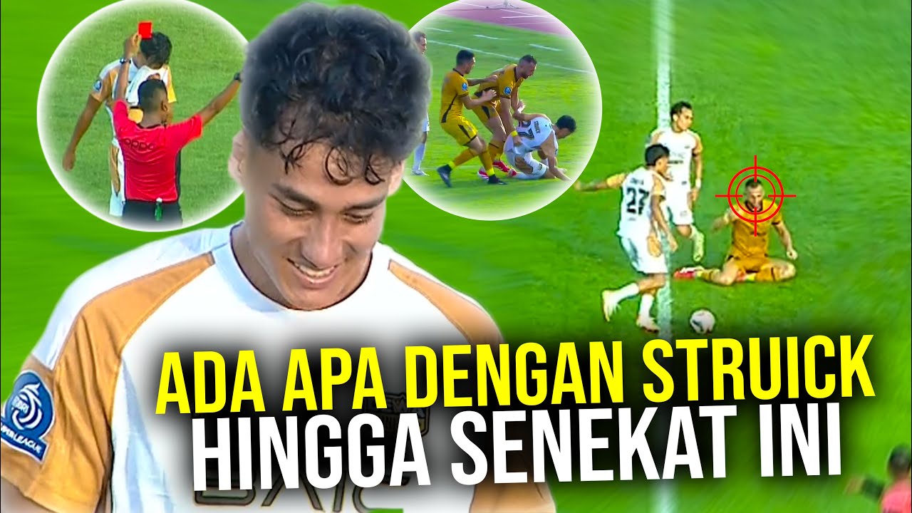 MOMEN EL KLEMER FRUSTASI DI SUPER LEAGUE RIBUT HINGGA DI KARTU MERAH TENDANG BOLA KE ARAH SPASOJEVIC