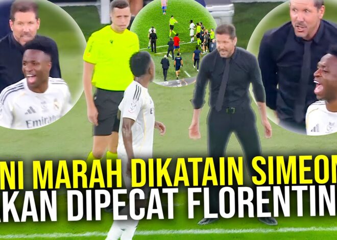 DETIK-DETIK VINICIUS RIBUT DENGAN SIMEONE SEBUT VINICIUS AKAN DIUSIR FLORENTINO PEREZ