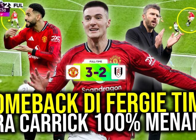 FERGIE TIME! DRAMA VAR HINGGA GOL MENIT AKHIR SESKO 100% KEMENANGAN MU ERA CARRICK