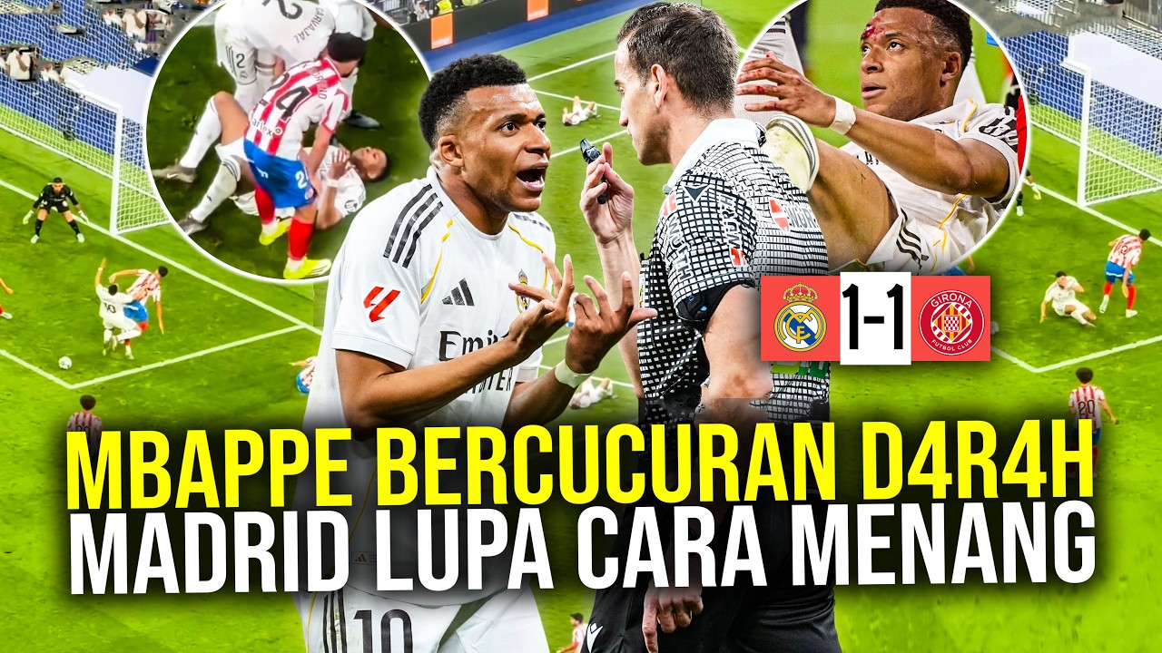 DISIKUT SAMPAI BERDARAH MBAPPE NGGAK DAPAT PENALTI! ARBELOA SUDAH TAMAT EL REAL TERANCAM PUASA GELAR