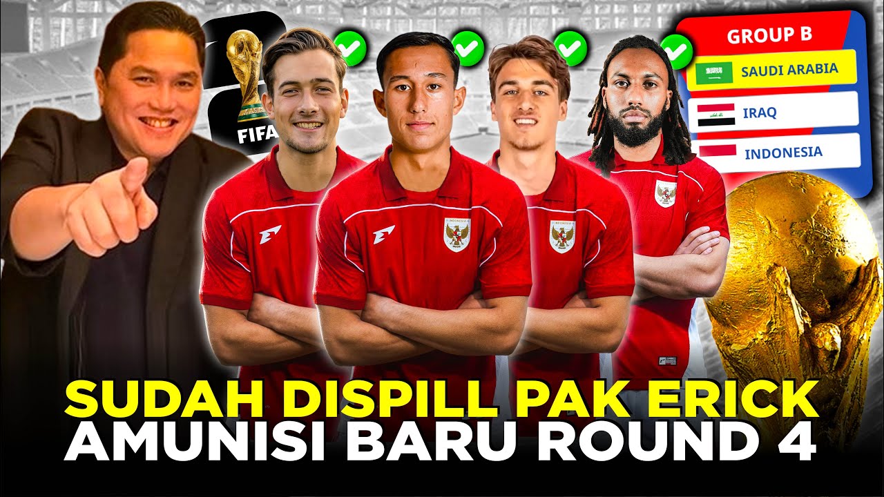 Youtube Thumbnail image of : INI DIA AMUNISI BARU YANG DISIAPKAN TIMNAS INDONESIA UNTUK HADAPI RONDE 4 KUALIFIKASI PILDUN 2026!