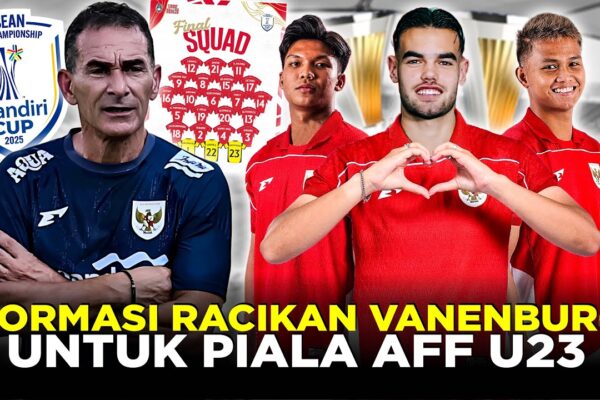 Youtube Thumbnail image of : PERSIAPAN MATANG STRATEGI MENANG BANTAI FORMASI TIMNAS U23 DIBAWAH ARAHAN GERALD VANENBURG!