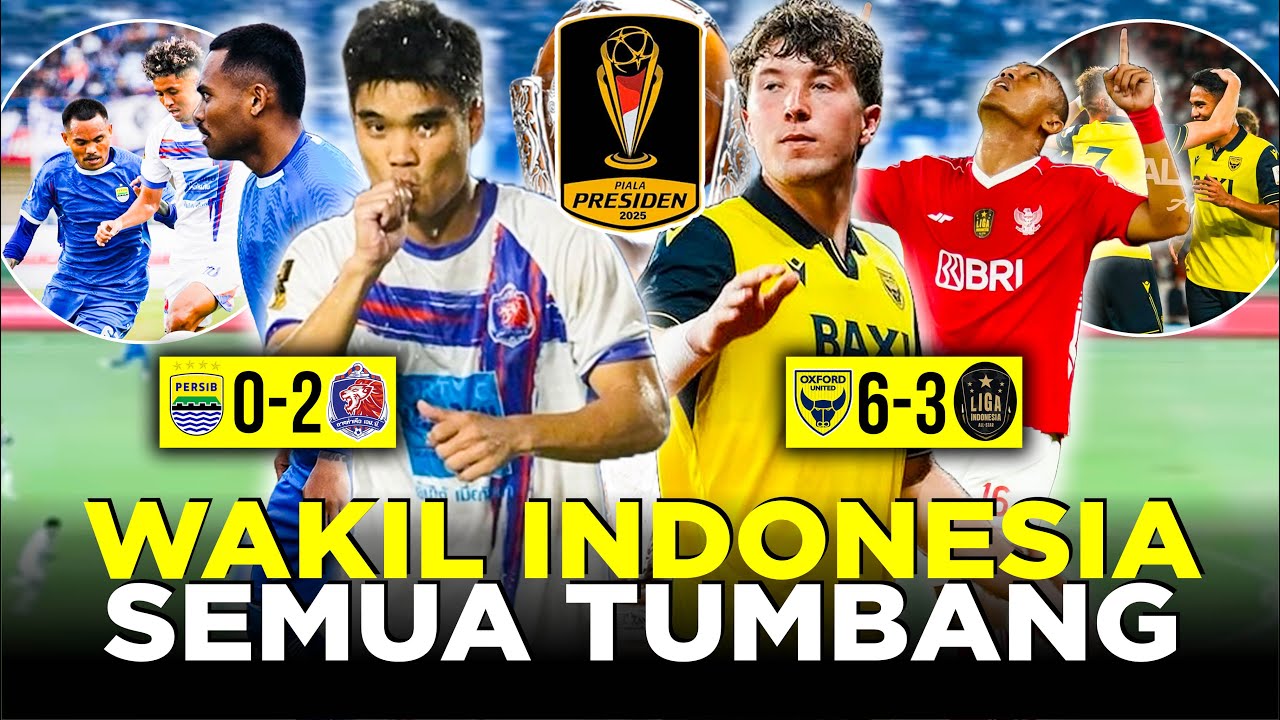 Youtube Thumnail image of : OPENING CEREMONY PIALA PRESIDEN 2025 OXFORD UNITED NGAMUK LAWAN LIGA1 ALL STAR PERSIB BANDUNG