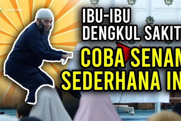 Youtube Thumbnail image of : Ibu-Ibu Dengkulnya Sakit?? Coba Senam Ini - dr. Zaidul Akbar Official