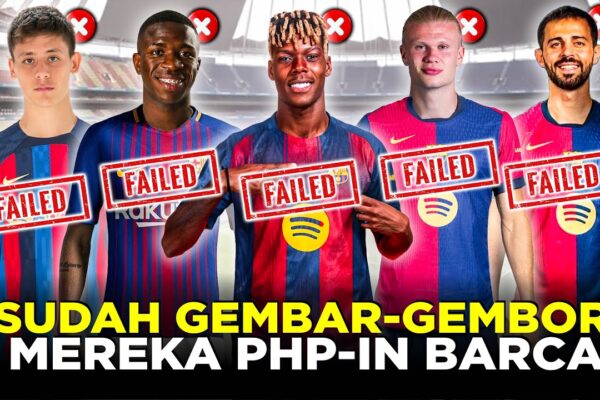 Youtube Thumnail image of : NGAKU SIAP GABUNG SEBAGAI TARGET UTAMA PEMAIN-PEMAIN INI MALAH PHP-IN BARCELONA!