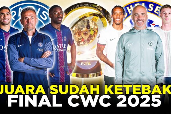 Youtube Thumnail image of : TRUMP AKAN DATANG KE FINAL! CHELSEA VS PSG ADU TAKTIK DUA PELATIH JENIUS EROPA ENRIQUE VS MARESCA
