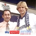 Youtube Thumbnail image of : Jurgen Klinsmann signs for Tottenham Hotspur