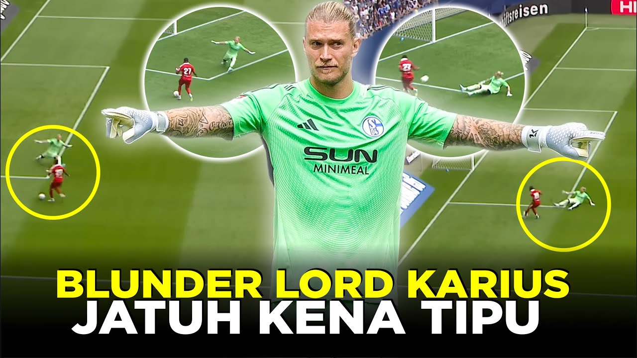 Youtube Thumbnail image of : BOLA BELUM DI TENDANG SUDAH JATUH DULUAN! MOMEN LORD KARIUS BIKIN ULAH KONYOL SAAT SCHALKE DIHANCURK