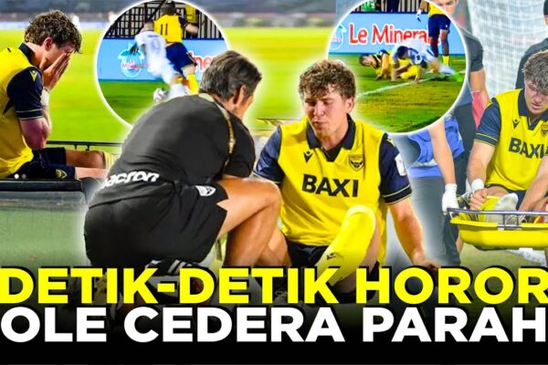 Youtube Thumnail image of : LAMPU STADION MATI OLE ROMENY CEDERA PARAH DI INJAK PEMAIN AREMA FC TIMNAS RUGI BESAR!