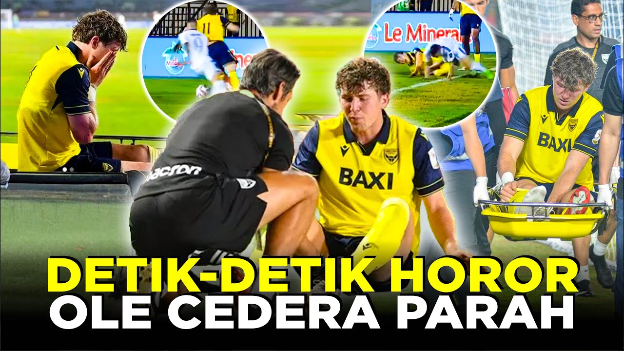 Youtube Thumnail image of : LAMPU STADION MATI OLE ROMENY CEDERA PARAH DI INJAK PEMAIN AREMA FC TIMNAS RUGI BESAR!