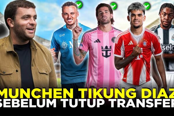 Youtube Thumnail image of : BAYERN TIKUNG LUIS DIAZ BARCA DAPATKAN BINTANG MUDA HARGA MURAH TRANSFER ELANGA KE NEWCASTLE