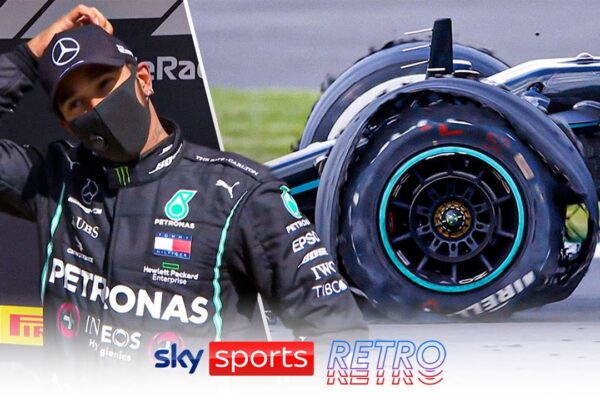 Youtube Thumnail image of : When Lewis Hamilton won British Grand Prix with three wheels