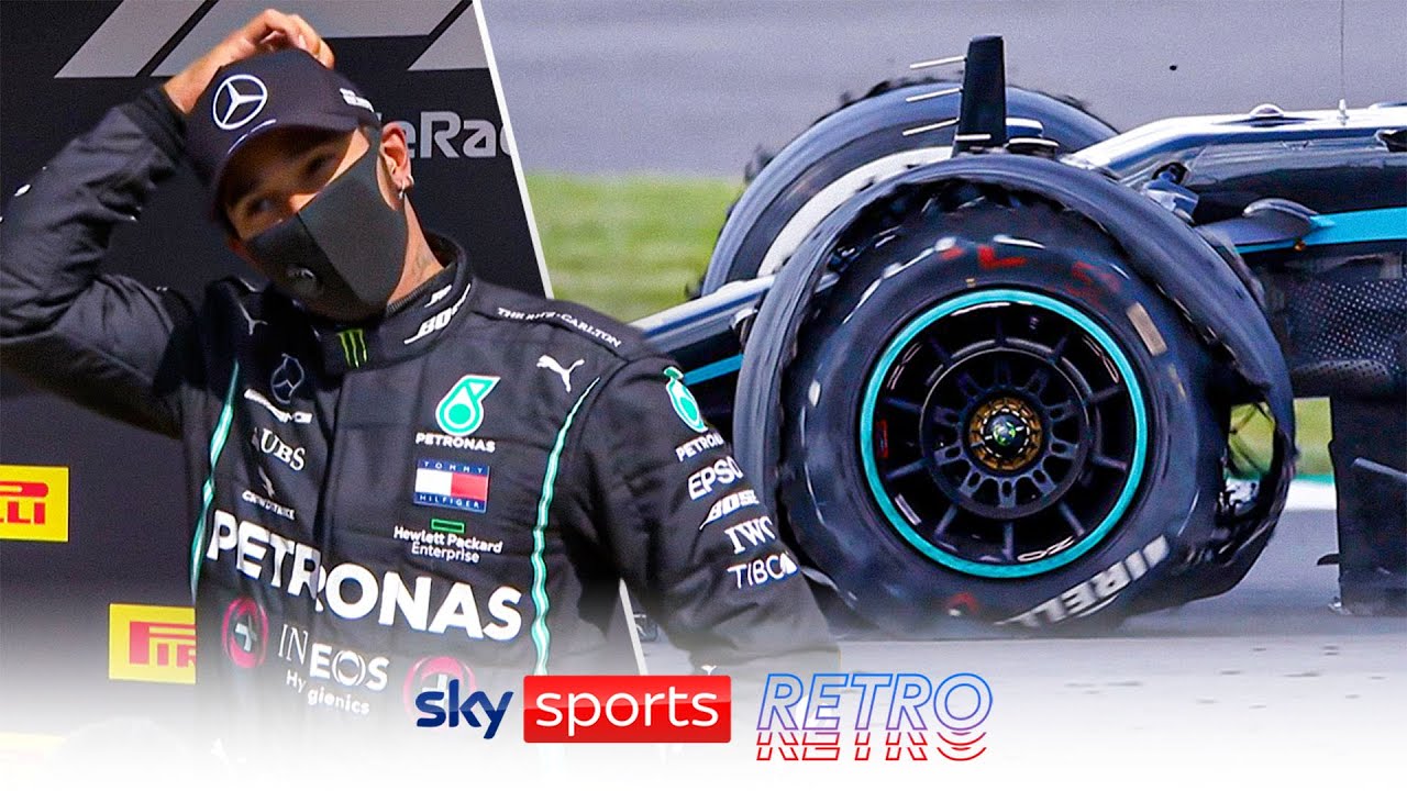 Youtube Thumnail image of : When Lewis Hamilton won British Grand Prix with three wheels
