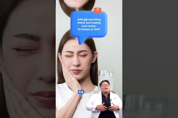 Youtube Thumbnail image of : Kenapa ya, sakit gigi bisa hilang timbul dan bikin nyut-nyutan gitu?