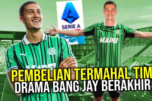 Youtube Thumbnail image of : SAGA TRANSFER BANG JAY BERAKHIR! RESMI JADI PEMBELIAN TERMAHAL SASSUOLO LANGSUNG DERBY INDONESIA