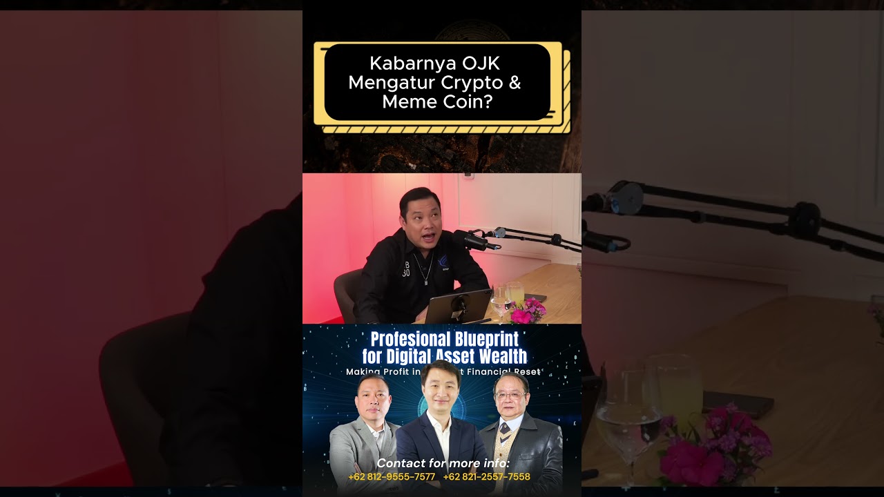 Youtube Thumbnail image of : OJK Mengatur Crypto, Kabarnya MEME COIN juga ya?