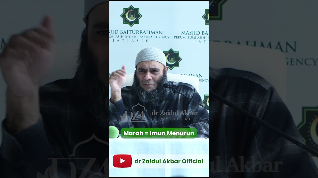 Youtube Thumbnail image of : Marah = Imun Menurun. - dr. Zaidul Akbar Official