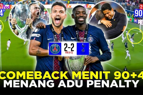 Youtube Thumbnail image of : KIPER ANYAR BLUNDER! SUSAH PAYAH COMEBACK LAWAN SPURS, DRAMATIS JUARA UEFA SUPER CUP LEWAT PENALTI