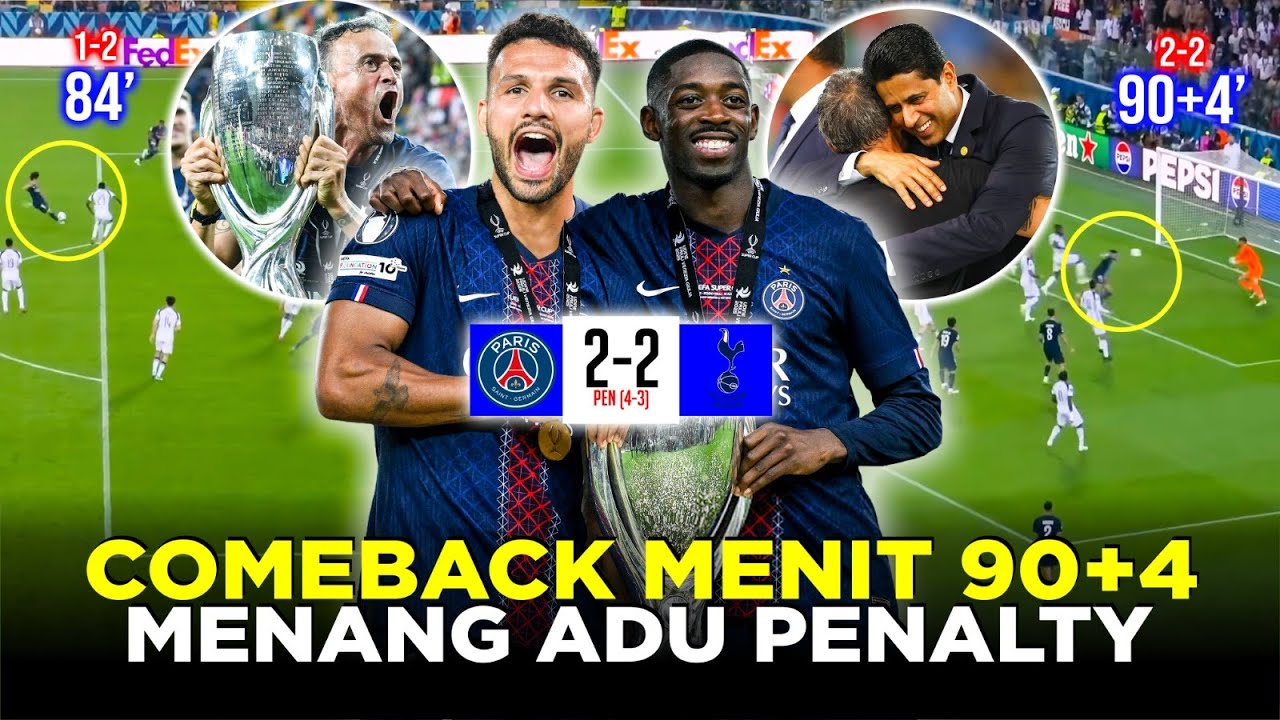 Youtube Thumbnail image of : KIPER ANYAR BLUNDER! SUSAH PAYAH COMEBACK LAWAN SPURS, DRAMATIS JUARA UEFA SUPER CUP LEWAT PENALTI