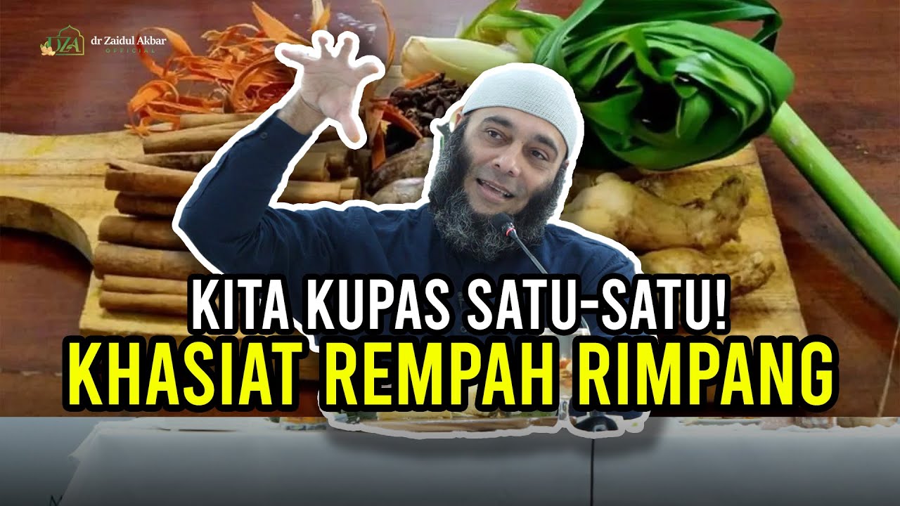 Youtube Thumbnail image of : Kita Kupas Satu-Satu! Khasiat Rimpang - dr. Zaidul Akbar Official