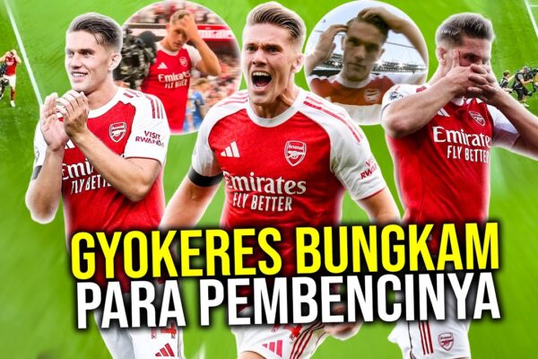 Youtube Thumbnail image of : SELEBRASI RAPIKAN RAMBUT! CARA BERKELAS GYOKERES BUNGKAM HATTERS, BORONG 2 GOL DAN LANGSUNG JADI MVP