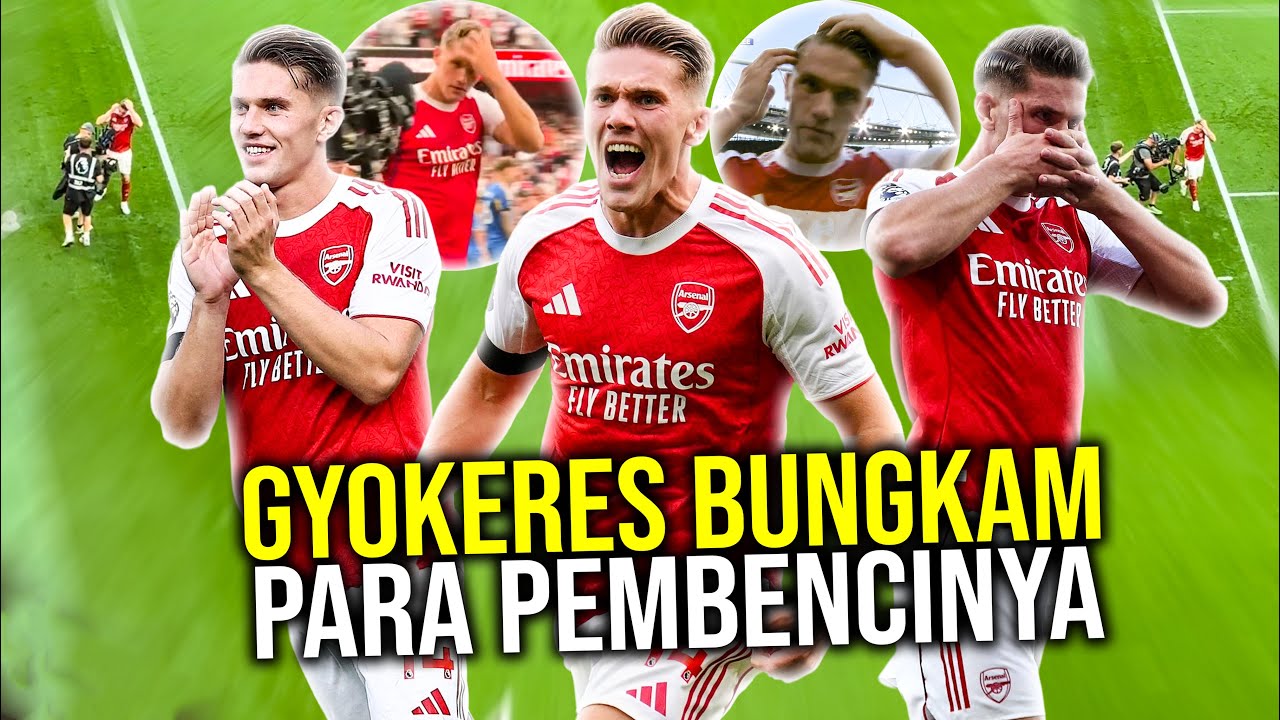 Youtube Thumbnail image of : SELEBRASI RAPIKAN RAMBUT! CARA BERKELAS GYOKERES BUNGKAM HATTERS, BORONG 2 GOL DAN LANGSUNG JADI MVP