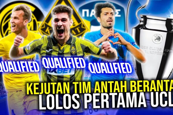 Youtube Thumbnail image of : KEJUTAN TIM-TIM ANTAH BERANTAH SUSAH PAYAH LOLOS PERTAMA KALI KE UCL BIKIN SEJARAH TAK TERLUPAKAN!