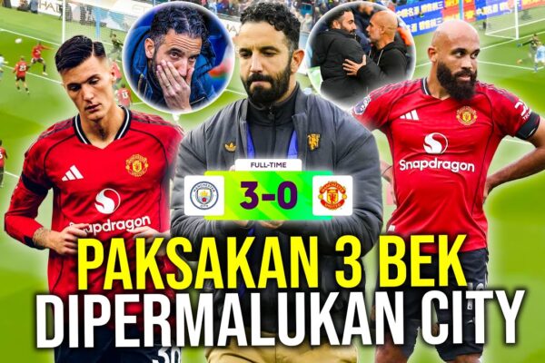 Youtube Thumbnail image of : LEBIH PARAH DARI TEN HAG! NGOTOT PAKAI FILOSOFI 3 BEK MESKI GAGAL TOTAL AMORIM DIBANTAI CITY 3-0