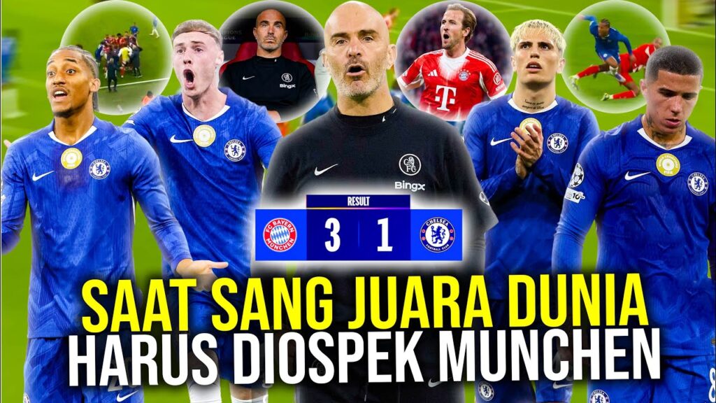 Youtube Thumbnail image of : TIM JUARA DUNIA YANG DI OSPEK BAYERN MUNCHEN DI LIGA CHAMPIONS! HARRY KANE ON FIRE THE BLUES KEOK