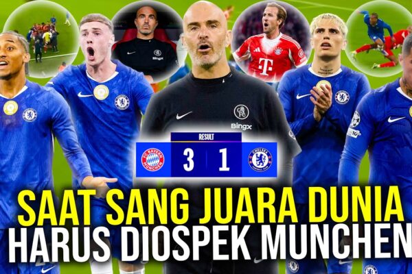 Youtube Thumbnail image of : TIM JUARA DUNIA YANG DI OSPEK BAYERN MUNCHEN DI LIGA CHAMPIONS! HARRY KANE ON FIRE THE BLUES KEOK