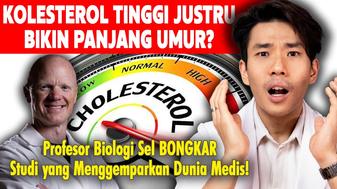 Youtube Thumbnail image of : Kolesterol Tinggi Justru Lebih Sehat dan Bikin Panjang Umur
