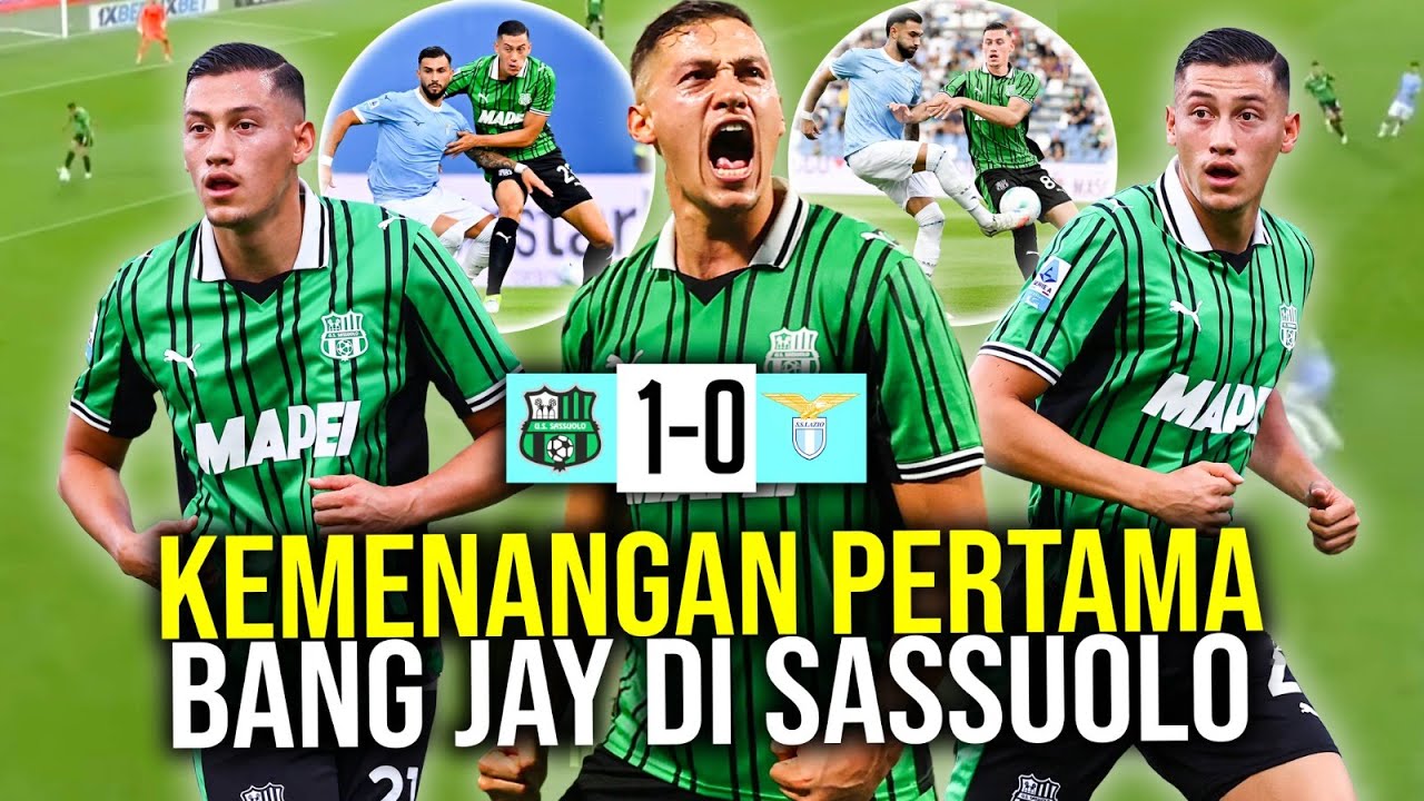 Youtube Thumbnail image of : AKSI JAY IDZES TAMPIL PENUH BIKIN PENYERANG LAZIO MATI KUTU BANTU SASSUOLO PETIK KEMENANGAN PERTAMA!