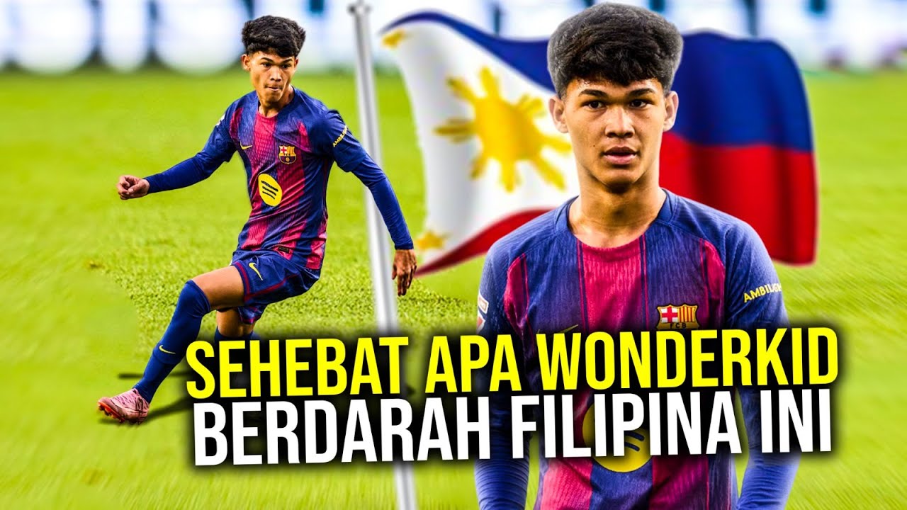 Youtube Thumbnail image of : SEHEBAT APA DRO FERNANDEZ WONDERKID BERDARAH FILIPINA YANG DEBUT BERSAMA BARCELONA!