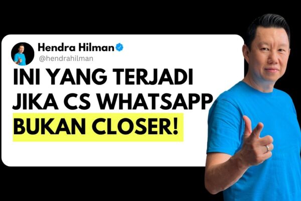 CS Admin WhatsApp Anda Cuma Balas Chat? Kapan closingnya? 🚨