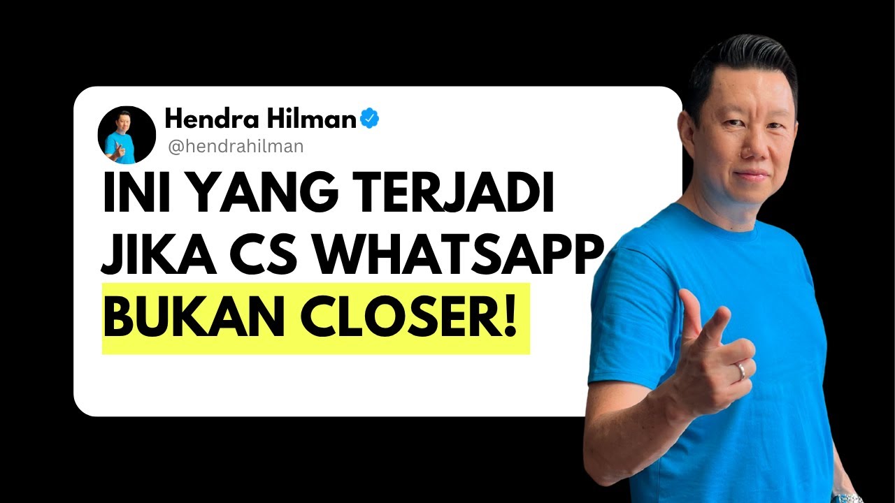 CS Admin WhatsApp Anda Cuma Balas Chat? Kapan closingnya? 🚨