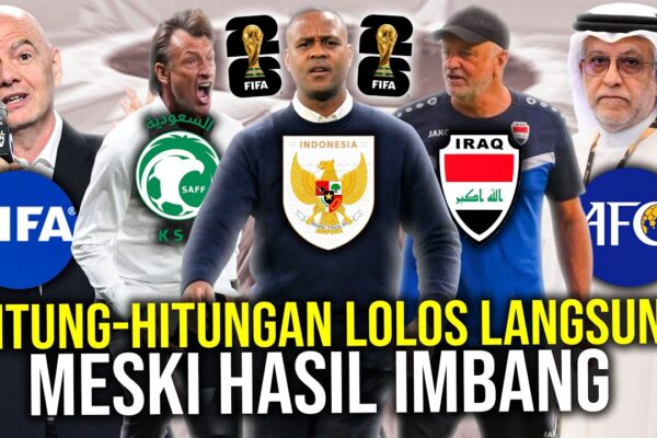 Youtube Thumbnail image of : SKENARIO TIMNAS INDONESIA LOLOS LANGSUNG KE PIALA DUNIA 2026 MESKI MERAIH HASIL IMBANG!