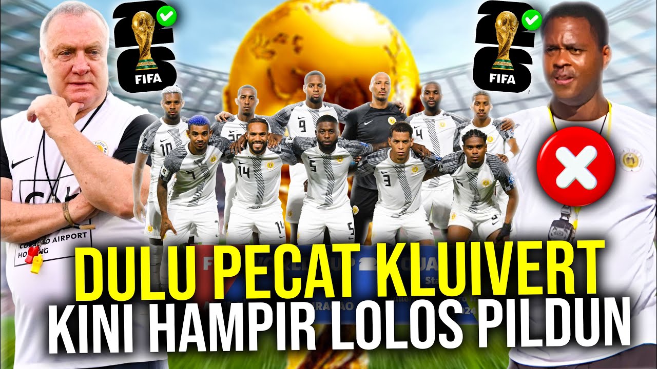 Youtube Thumbnail image of : CUMA BUTUH HASIL IMBANG! TIMNAS CURACAO DI AMBANG LOLOS PIALA DUNIA 2026 SETELAH SEMPAT AMBURADUL DI