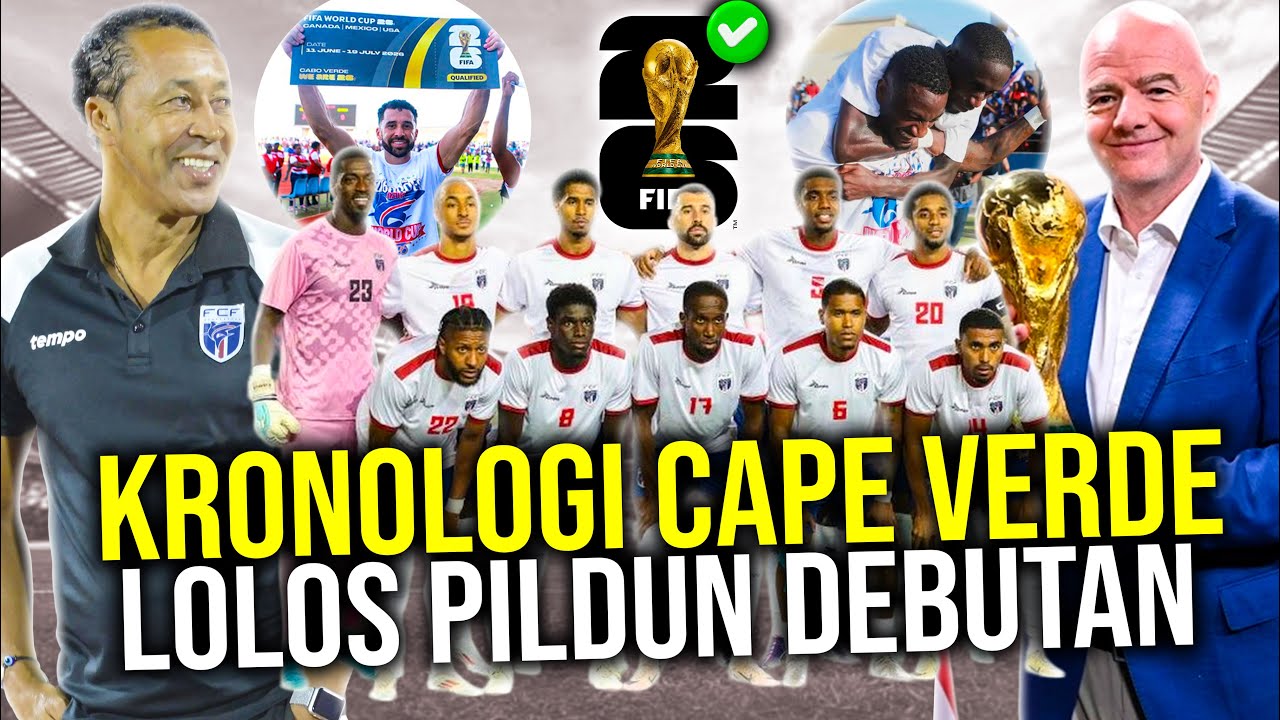 Youtube Thumbnail image of : SEJARAH TIM ANTAH BERANTAH CAPE VERDE LOLOS PILDUN UNTUK PERTAMA KALI! BEGINI FAKTA MENARIKNYA
