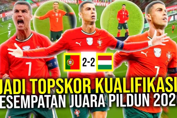 Youtube Thumbnail image of : CRISTIANO RONALDO TOPSKOR KUALIFIKASI PIALA DUNIA SEPANJANG MASA! PORTUGAL TAK TERKALAHKAN