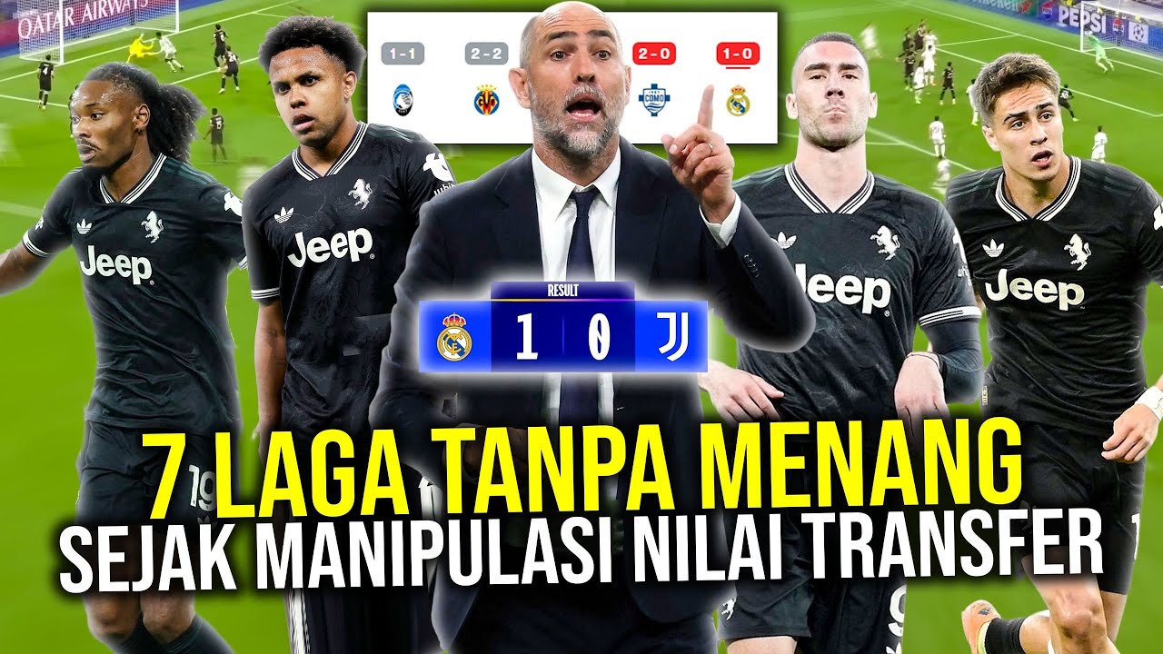 Youtube Thumbnail image of : RUNTUHNYA RAKSASA ITALIA SEJAK MANIPULASI NILAI TRANSFER! NASIB JUVENTUS 7 LAGA TANPA MENANG