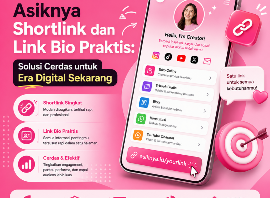 Asiknya Shortlink dan Link Bio Praktis: Solusi Cerdas untuk Era Digital Sekarang